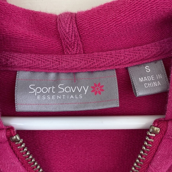 Long Sleeve Zip Up Hoodie with Pockets - Picture 2 of 3